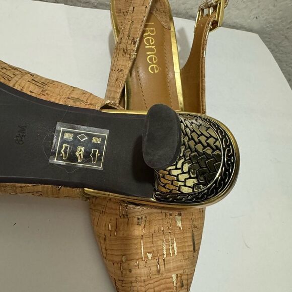 J.RENEÉ MAYETT - CORK SLINGBACK 6.5 M - Picture 7 of 10
